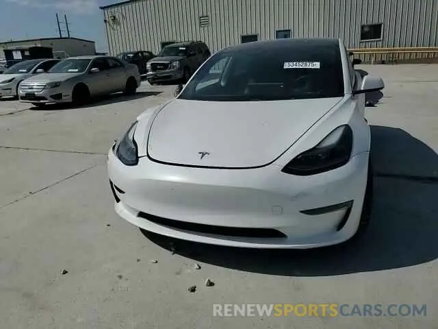 11 fotografías del automóvil dañado 5YJ3E1EA8MF961717 TESLA MODEL 3 2021