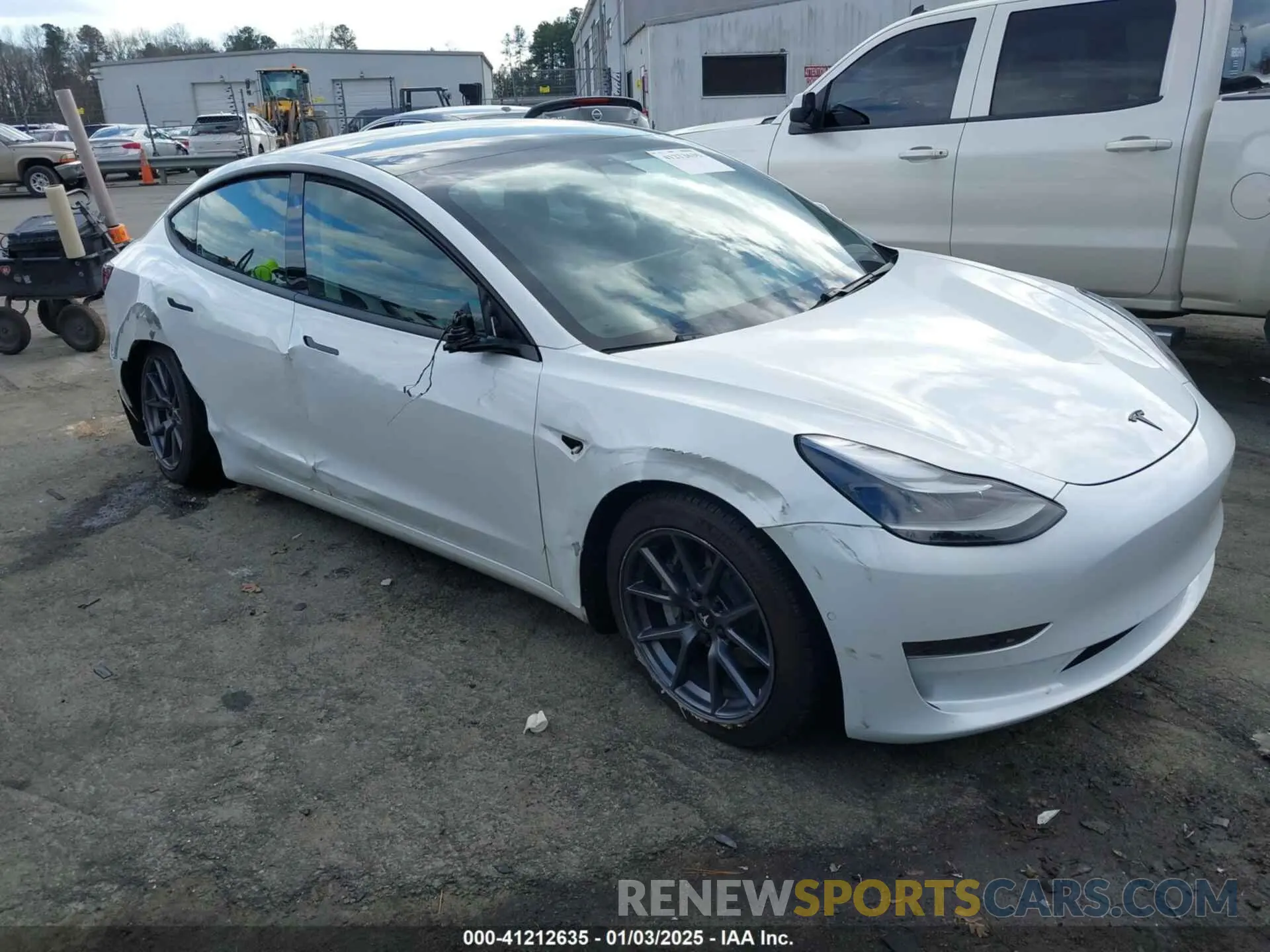 1 fotografías del automóvil dañado 5YJ3E1EA8MF977447 TESLA MODEL 3 2021