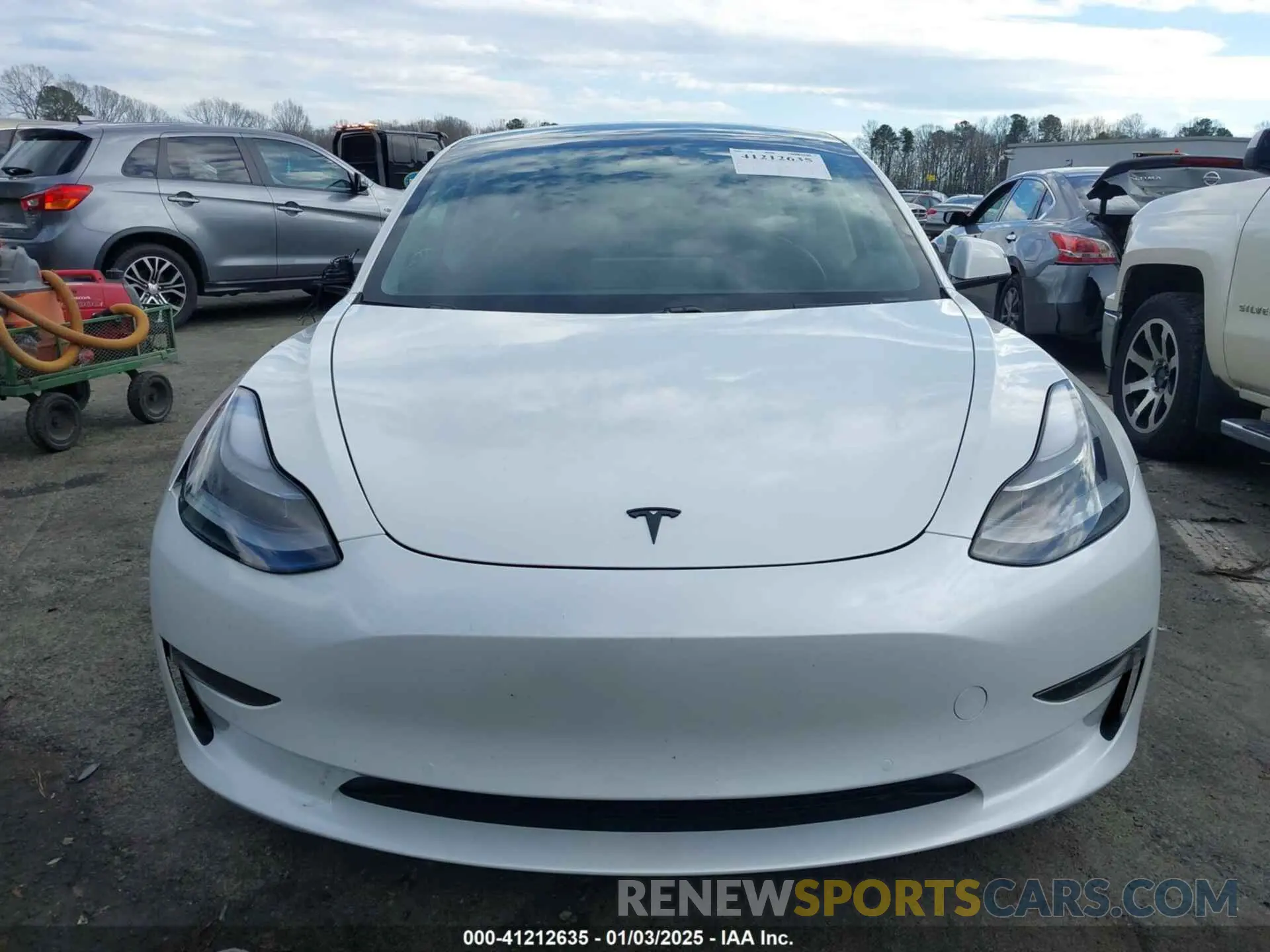 11 fotografías del automóvil dañado 5YJ3E1EA8MF977447 TESLA MODEL 3 2021