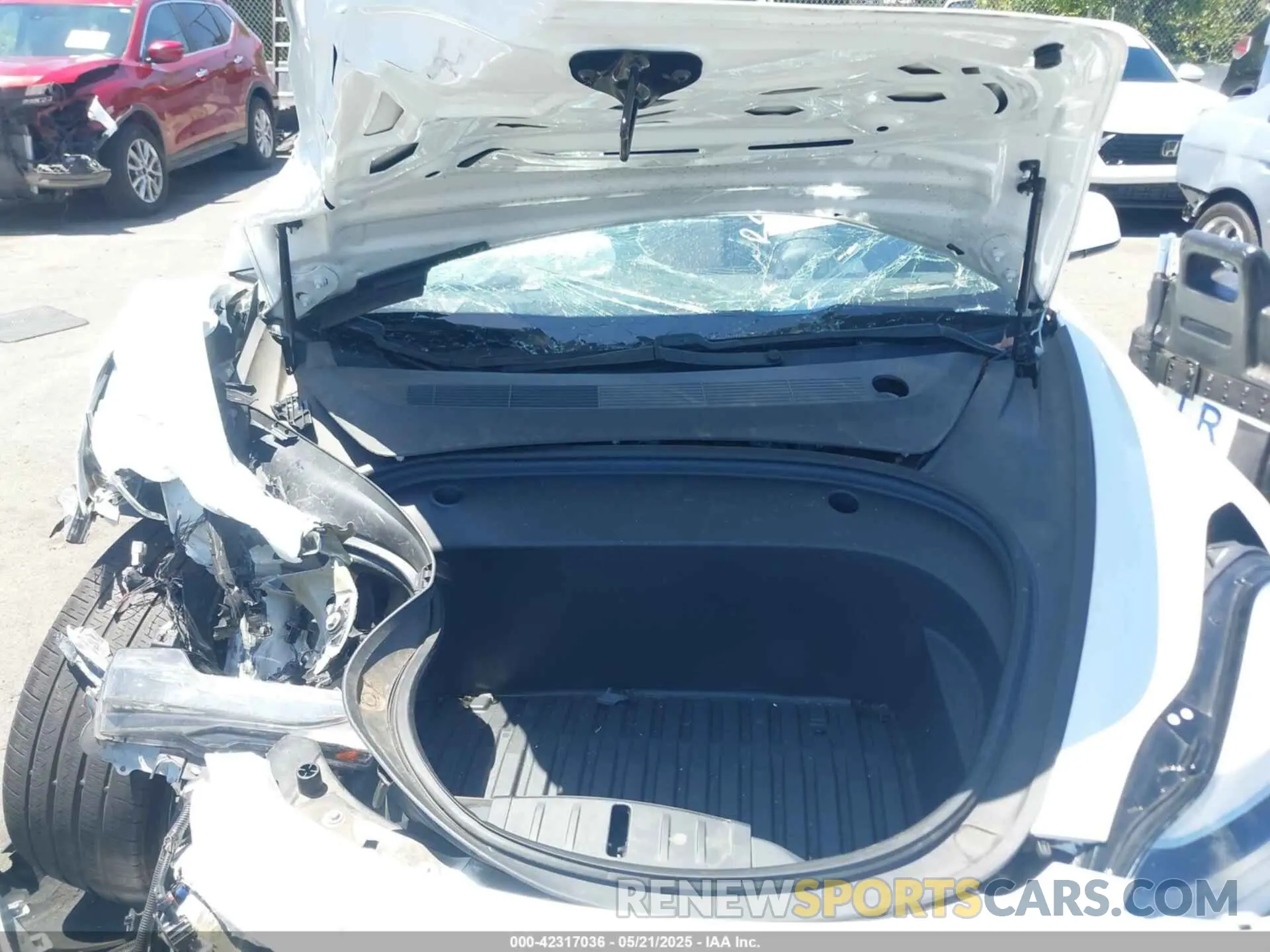 10 fotografías del automóvil dañado 5YJ3E1EA9MF001936 TESLA MODEL 3 2021