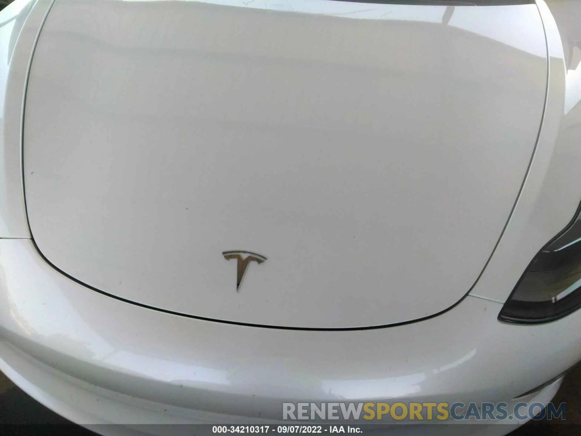 10 fotografías del automóvil dañado 5YJ3E1EA9MF018218 TESLA MODEL 3 2021