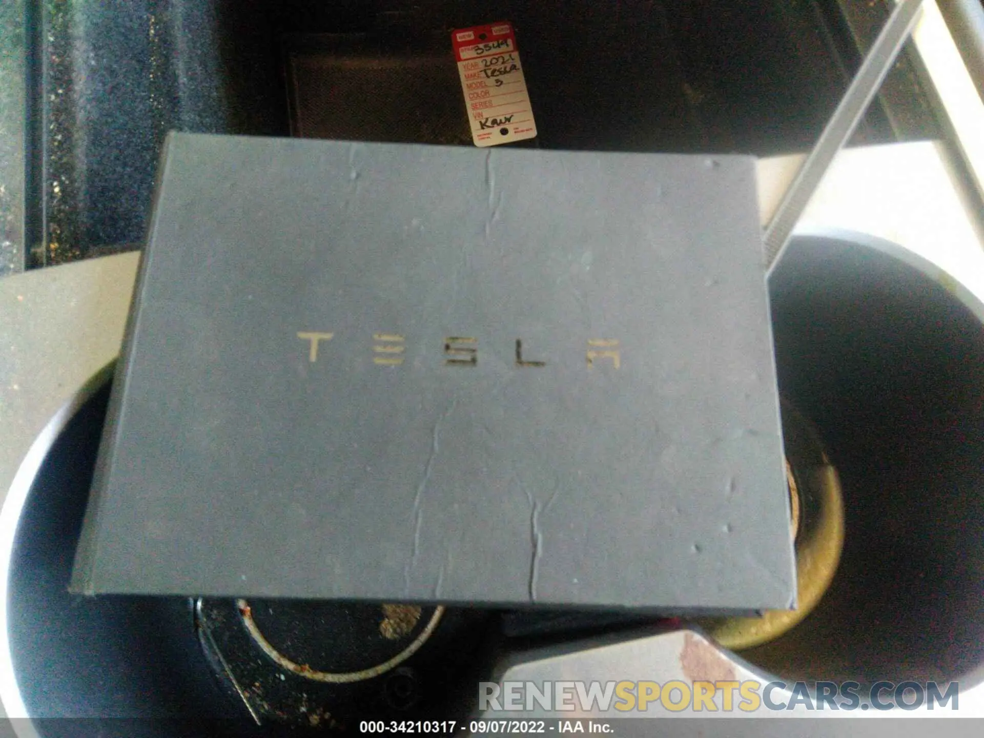 11 fotografías del automóvil dañado 5YJ3E1EA9MF018218 TESLA MODEL 3 2021