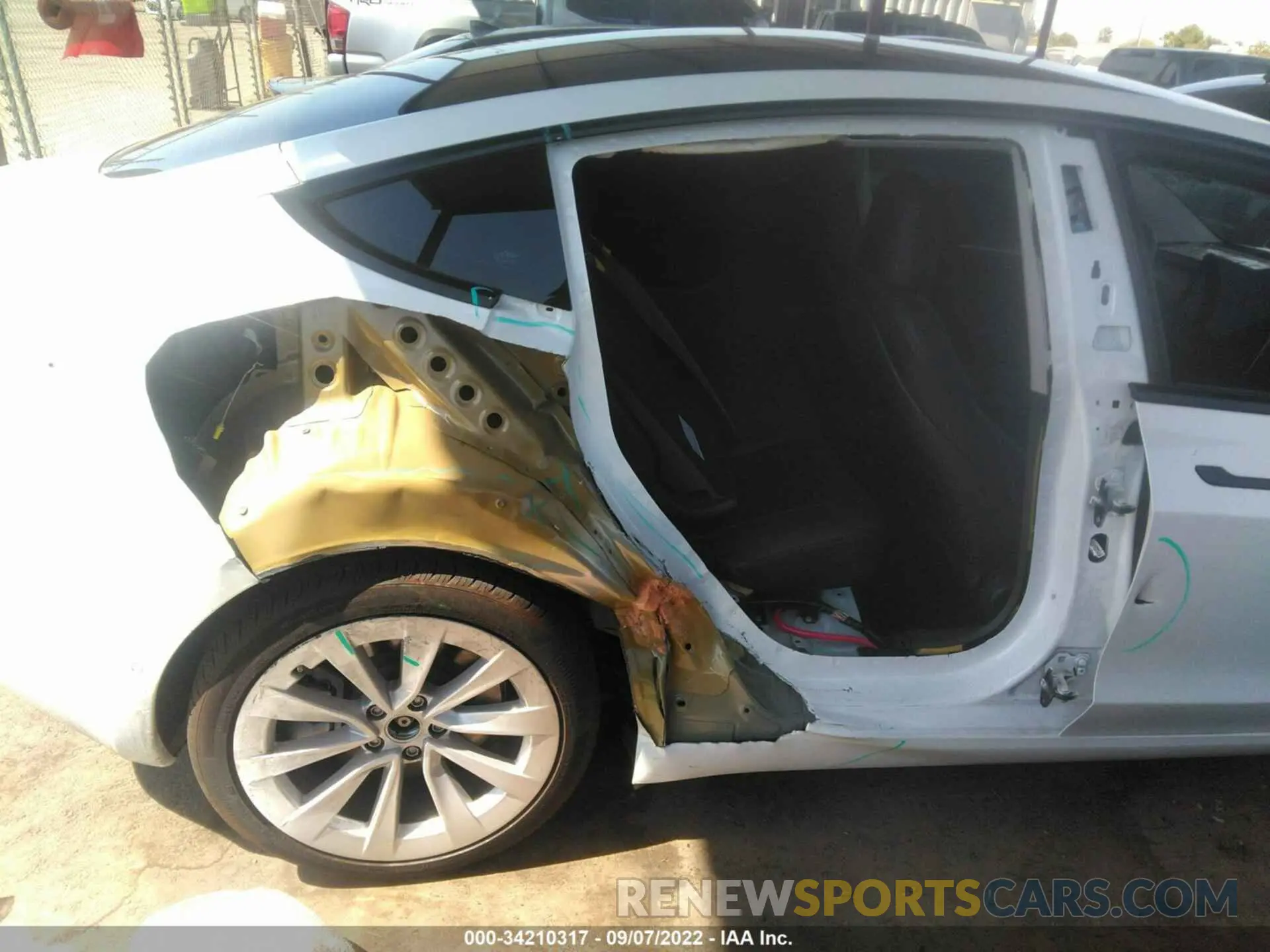 6 fotografías del automóvil dañado 5YJ3E1EA9MF018218 TESLA MODEL 3 2021
