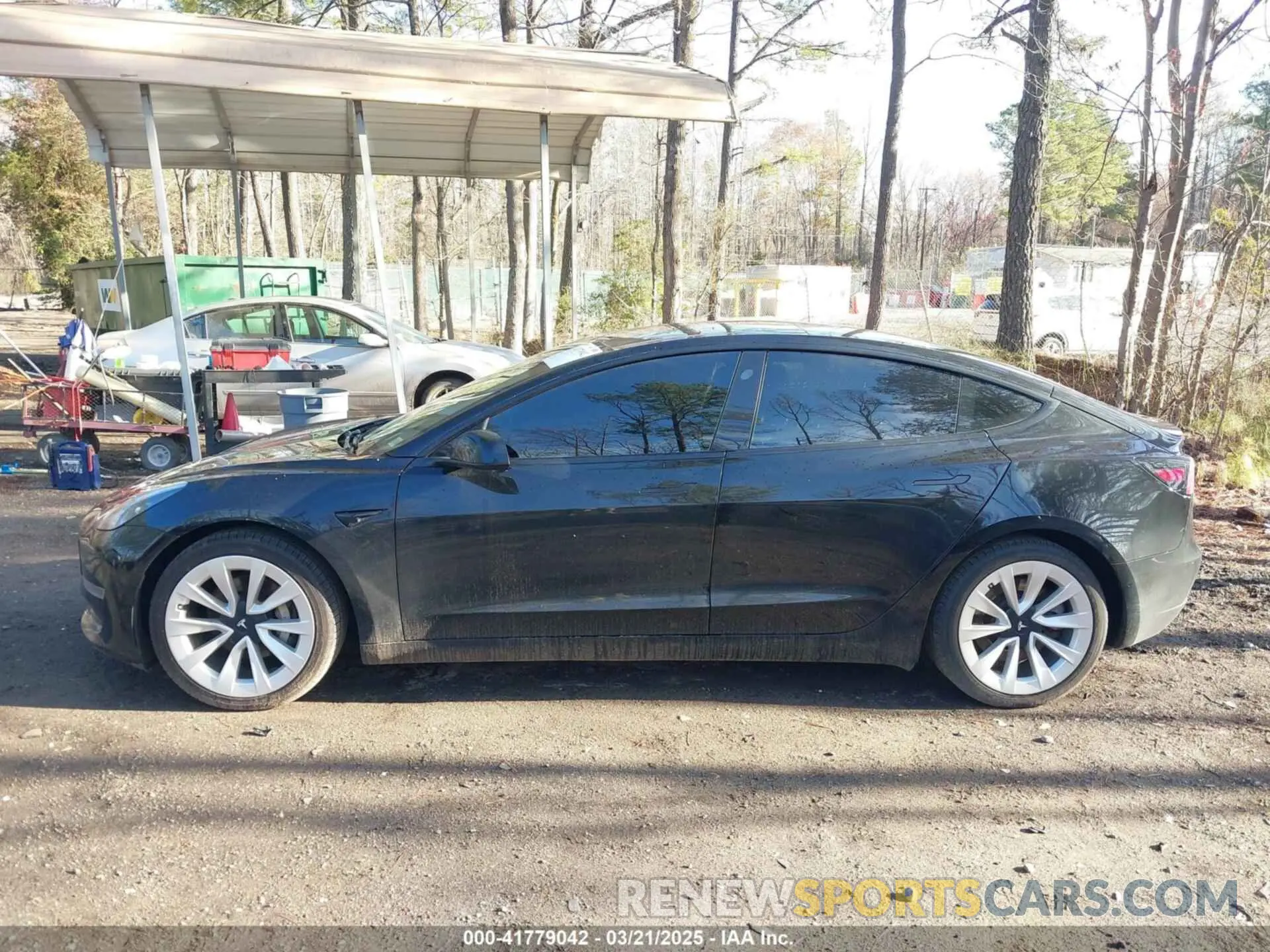 14 fotografías del automóvil dañado 5YJ3E1EA9MF021068 TESLA MODEL 3 2021