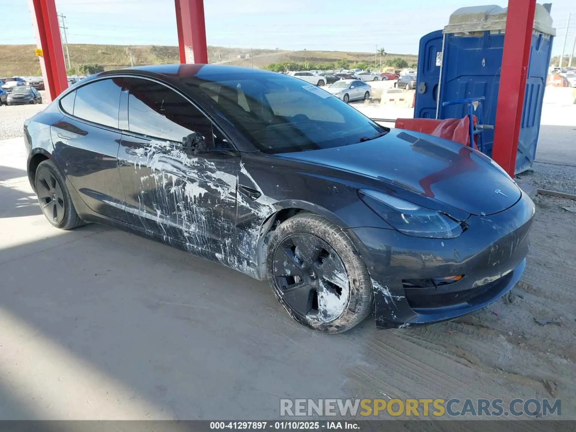 1 fotografías del automóvil dañado 5YJ3E1EA9MF027467 TESLA MODEL 3 2021