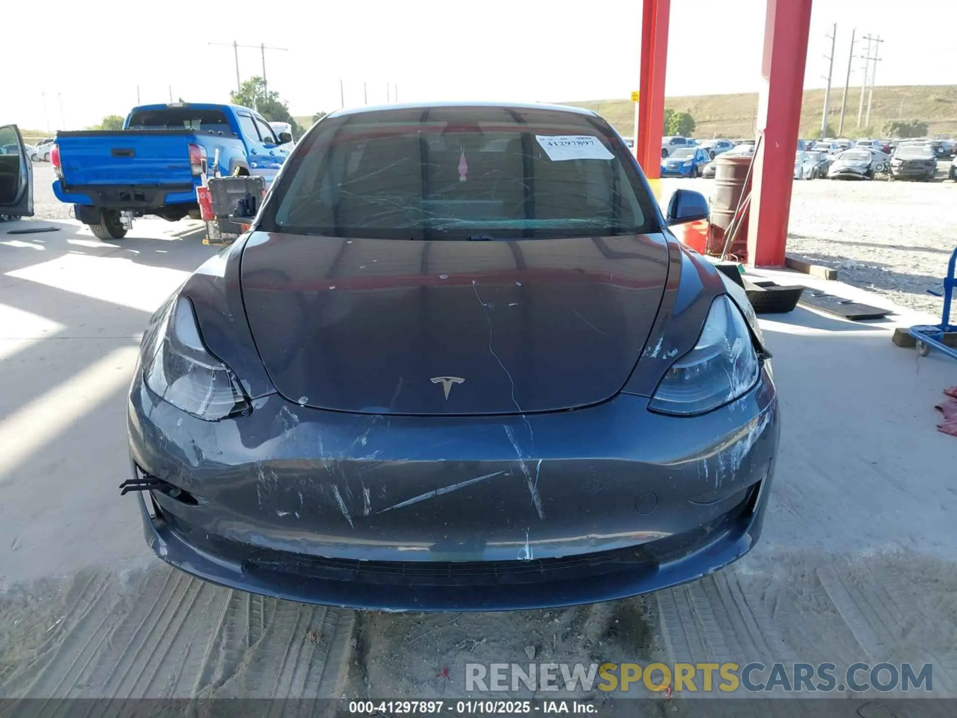 13 fotografías del automóvil dañado 5YJ3E1EA9MF027467 TESLA MODEL 3 2021