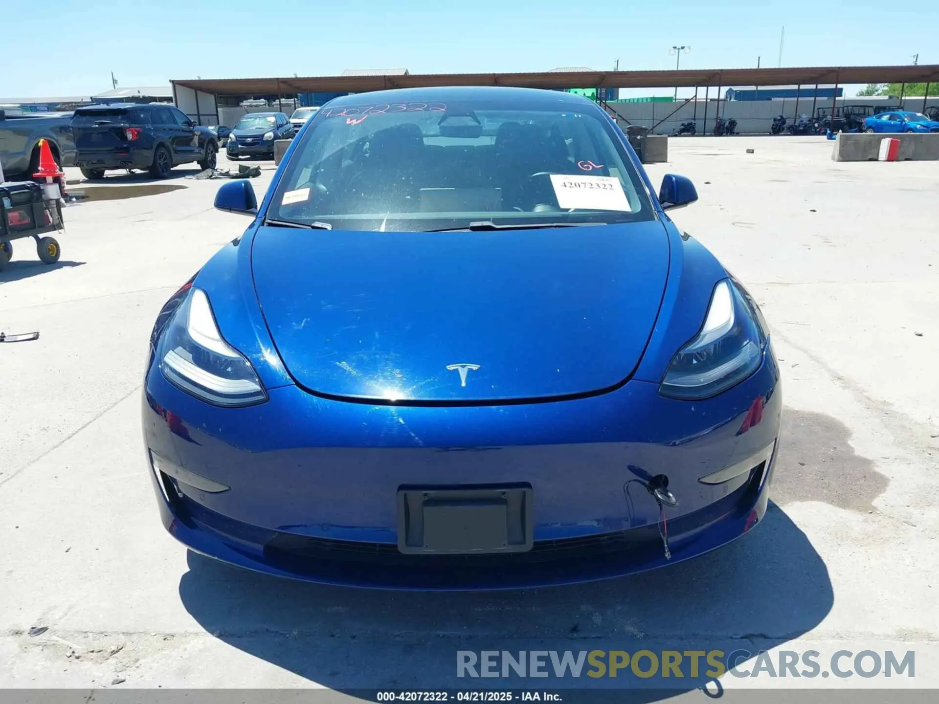 13 fotografías del automóvil dañado 5YJ3E1EA9MF027615 TESLA MODEL 3 2021