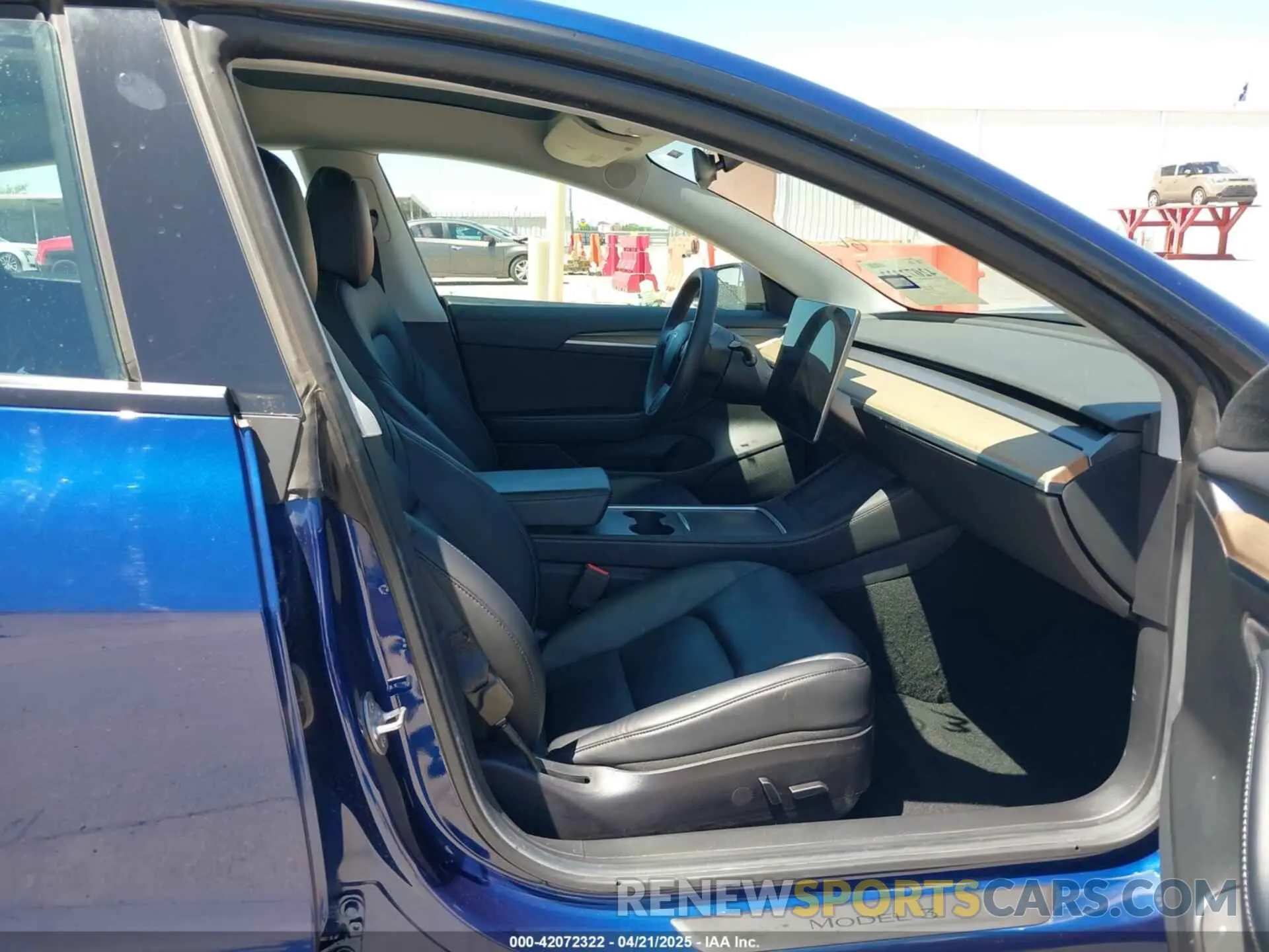 5 fotografías del automóvil dañado 5YJ3E1EA9MF027615 TESLA MODEL 3 2021