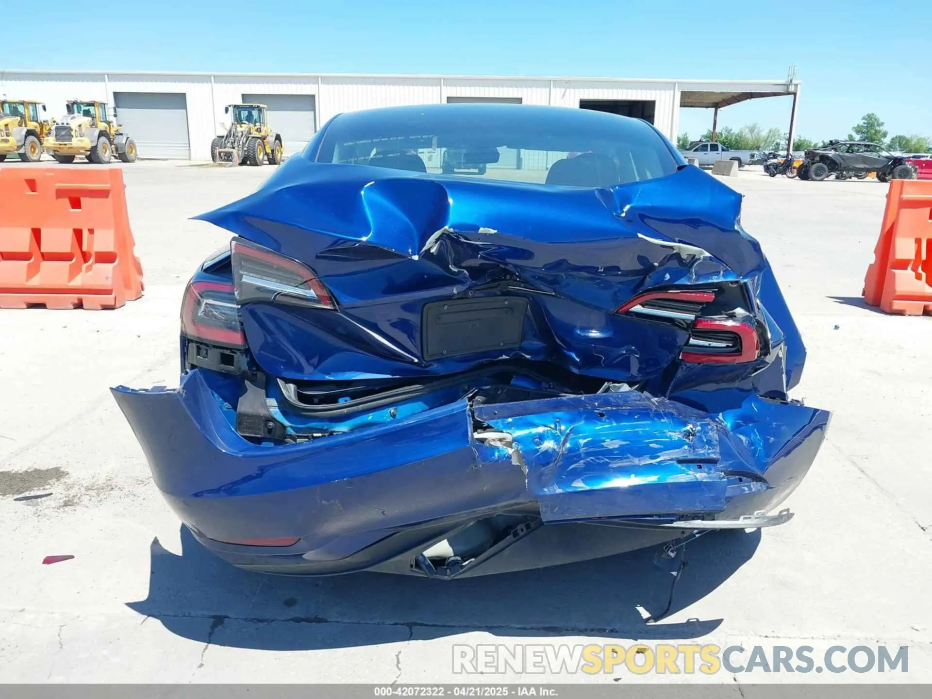 6 fotografías del automóvil dañado 5YJ3E1EA9MF027615 TESLA MODEL 3 2021