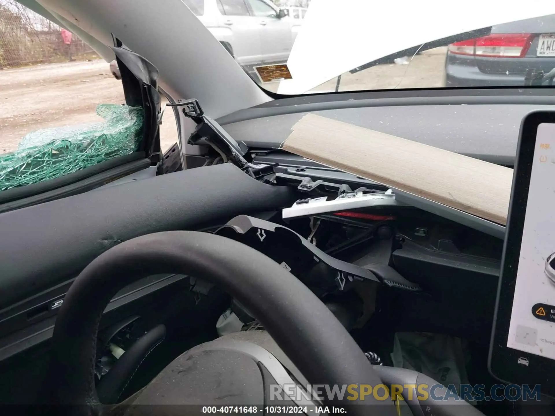 7 fotografías del automóvil dañado 5YJ3E1EA9MF027839 TESLA MODEL 3 2021