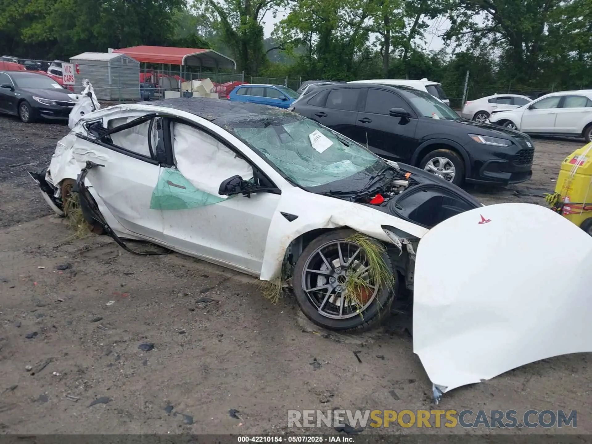 1 fotografías del automóvil dañado 5YJ3E1EA9MF029154 TESLA MODEL 3 2021