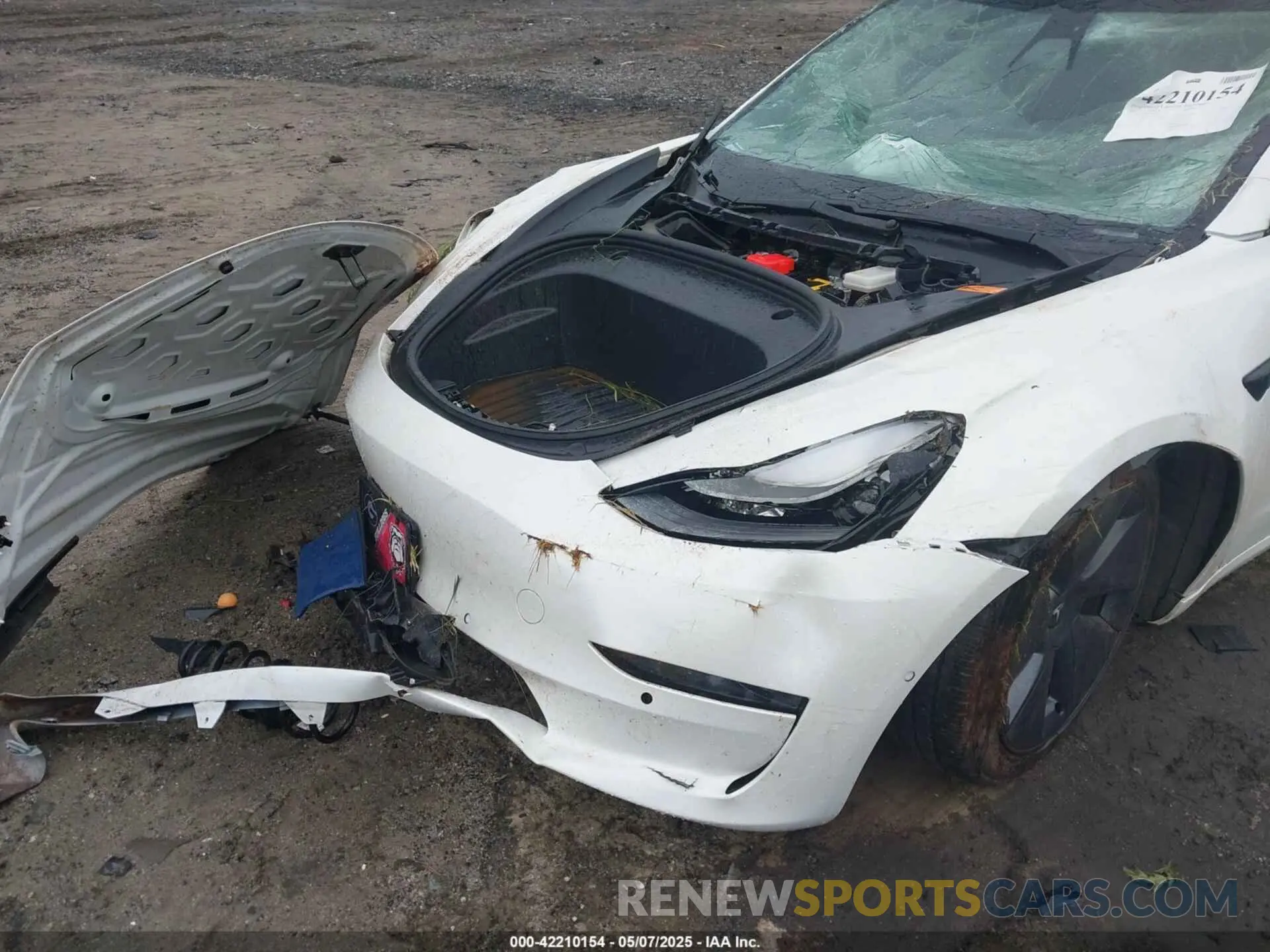 6 fotografías del automóvil dañado 5YJ3E1EA9MF029154 TESLA MODEL 3 2021