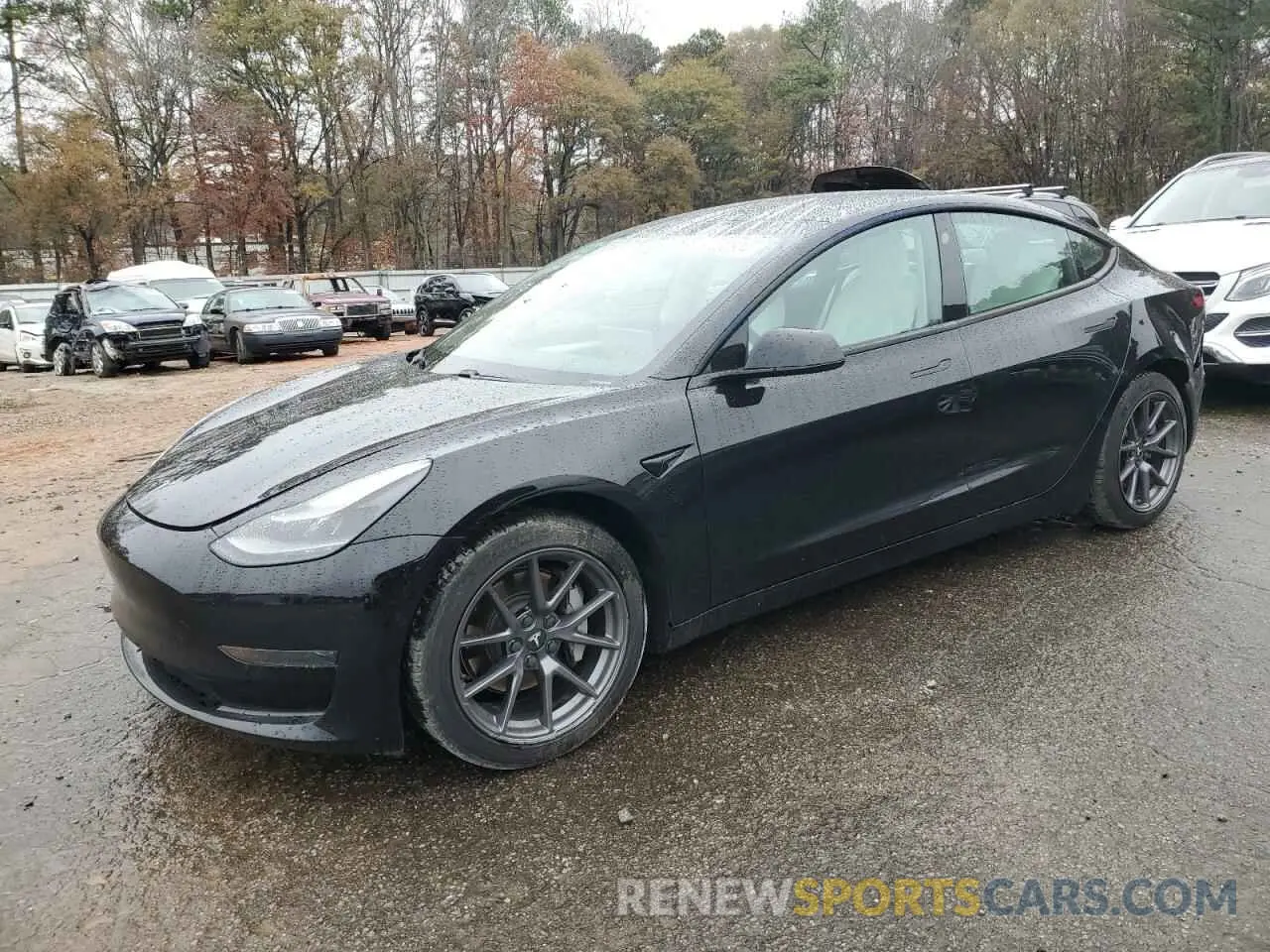 1 fotografías del automóvil dañado 5YJ3E1EA9MF046181 TESLA MODEL 3 2021
