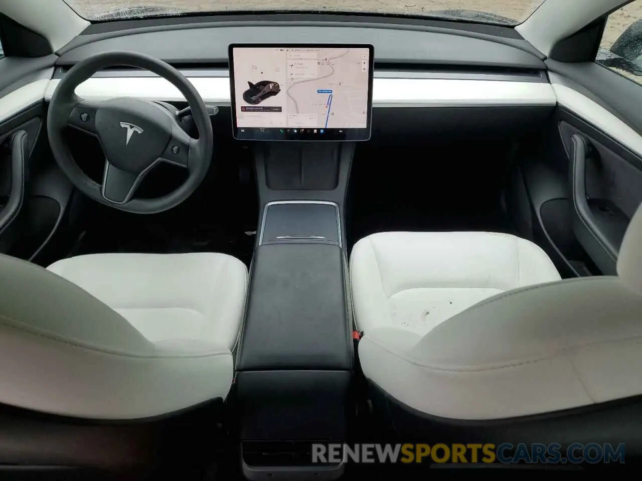 8 fotografías del automóvil dañado 5YJ3E1EA9MF046181 TESLA MODEL 3 2021