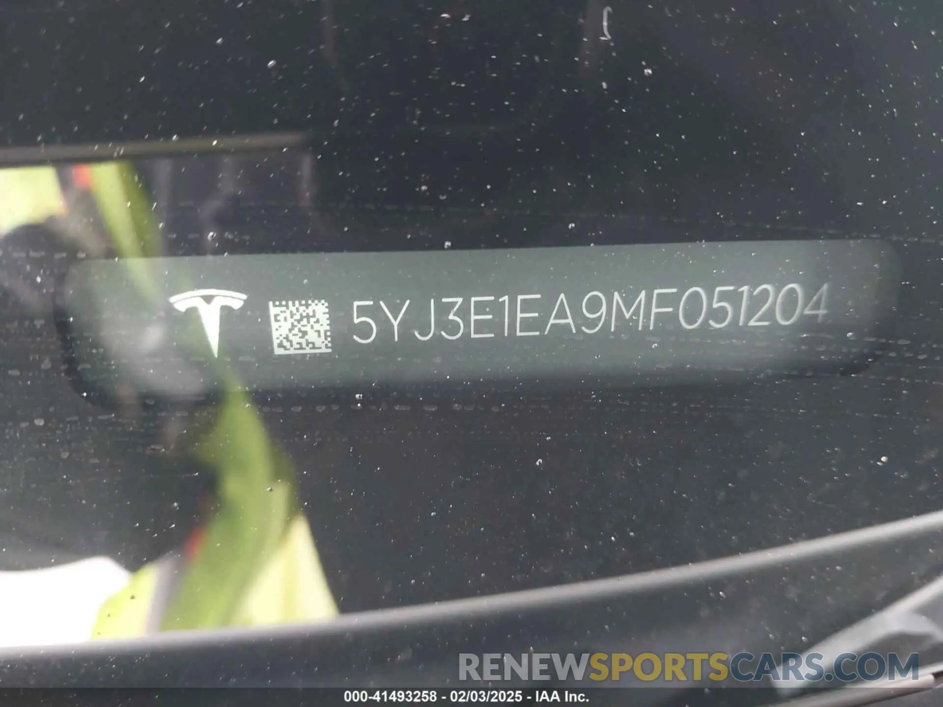 9 fotografías del automóvil dañado 5YJ3E1EA9MF051204 TESLA MODEL 3 2021