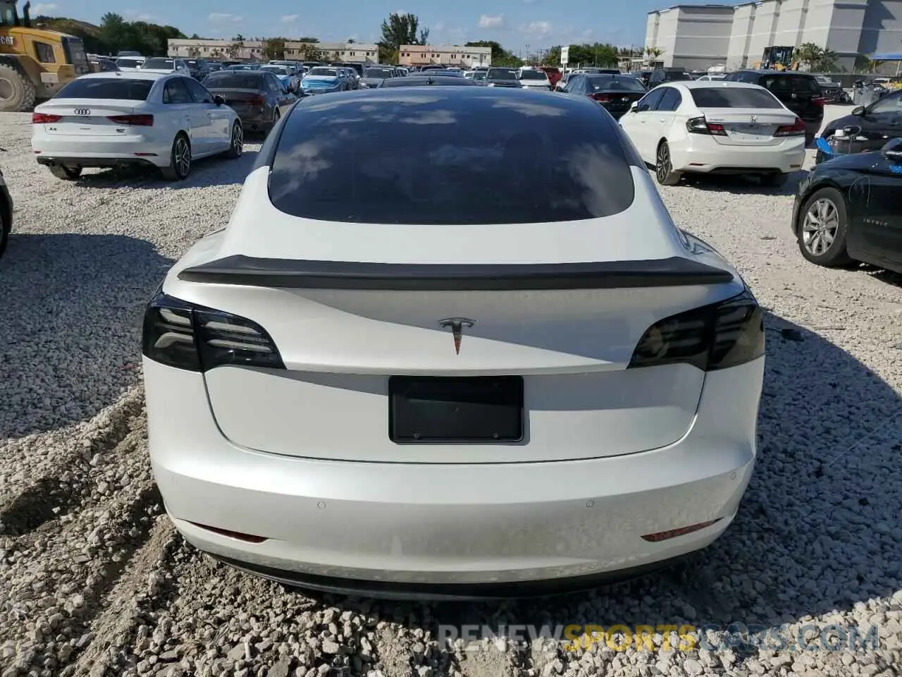 6 fotografías del automóvil dañado 5YJ3E1EA9MF052708 TESLA MODEL 3 2021