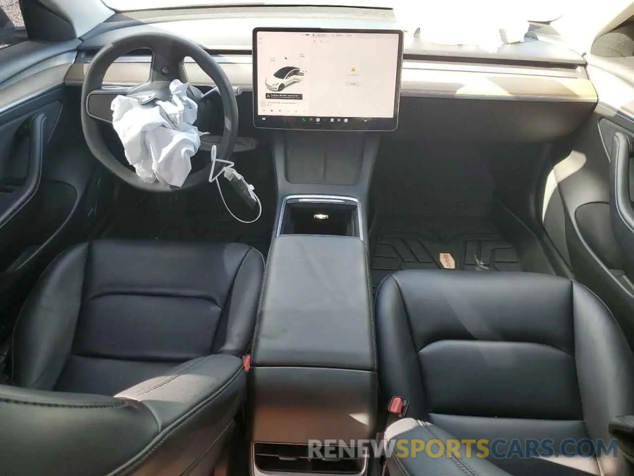 8 fotografías del automóvil dañado 5YJ3E1EA9MF052708 TESLA MODEL 3 2021
