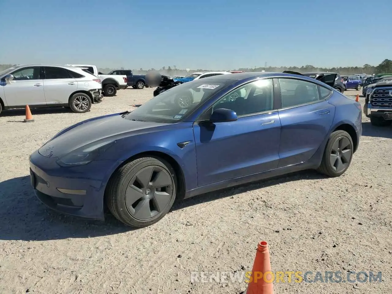 1 fotografías del automóvil dañado 5YJ3E1EA9MF057665 TESLA MODEL 3 2021