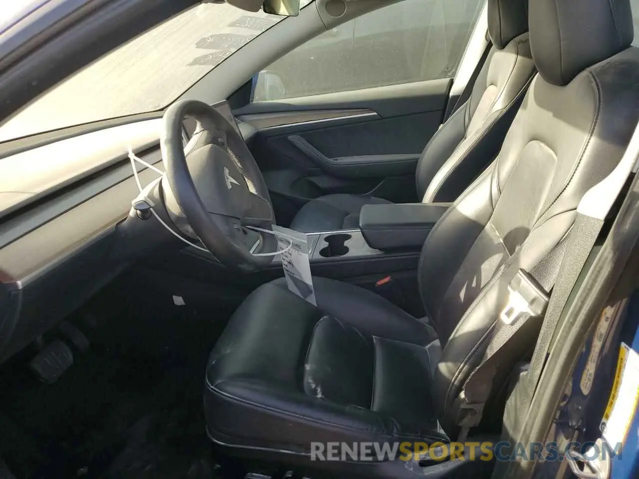 7 fotografías del automóvil dañado 5YJ3E1EA9MF057665 TESLA MODEL 3 2021