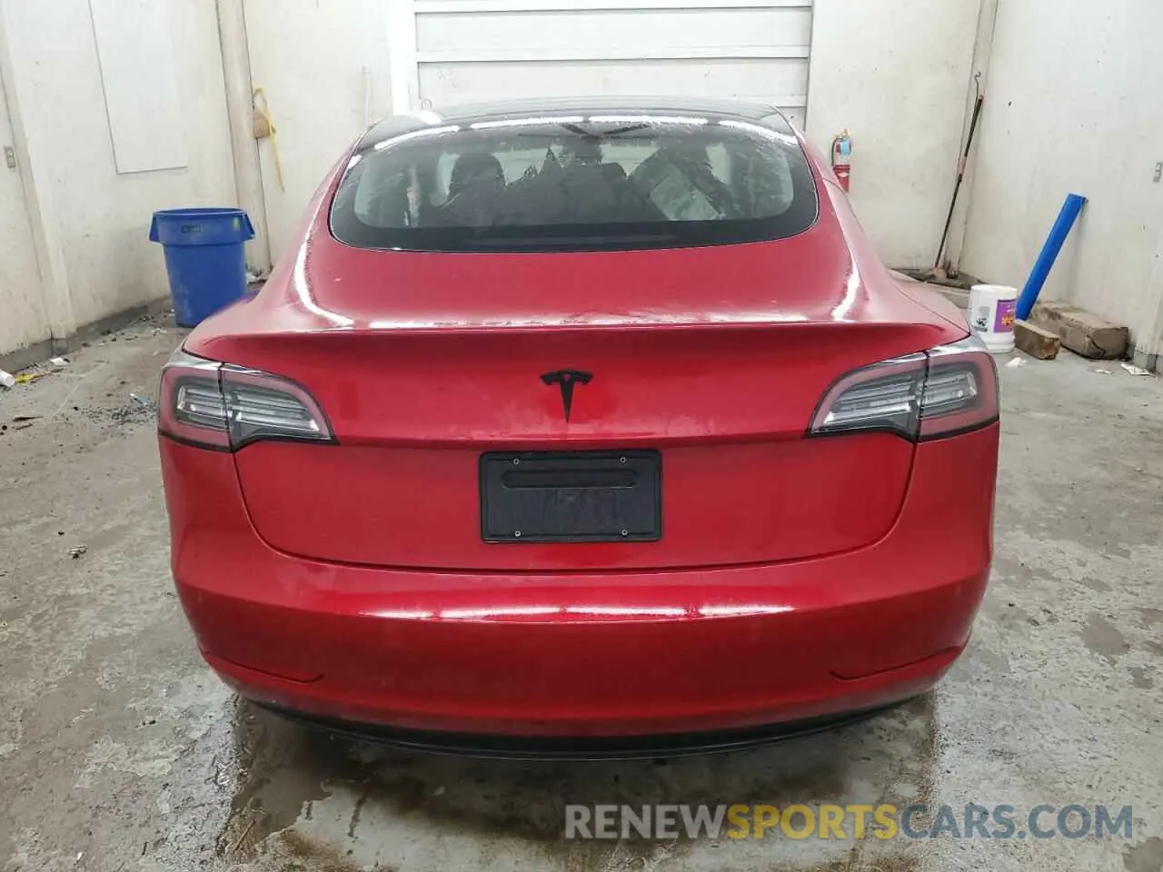 6 fotografías del automóvil dañado 5YJ3E1EA9MF059769 TESLA MODEL 3 2021