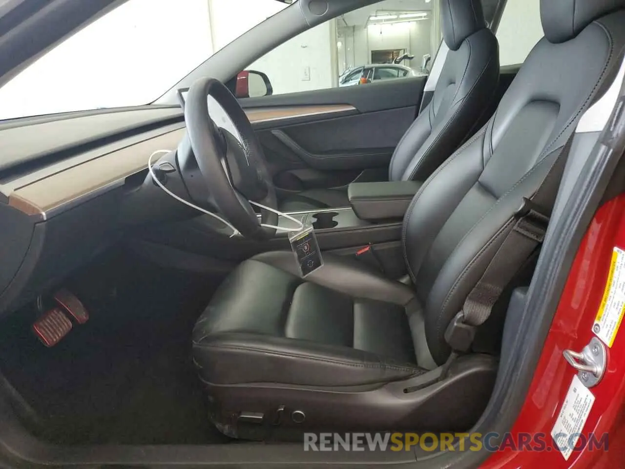 7 fotografías del automóvil dañado 5YJ3E1EA9MF059769 TESLA MODEL 3 2021