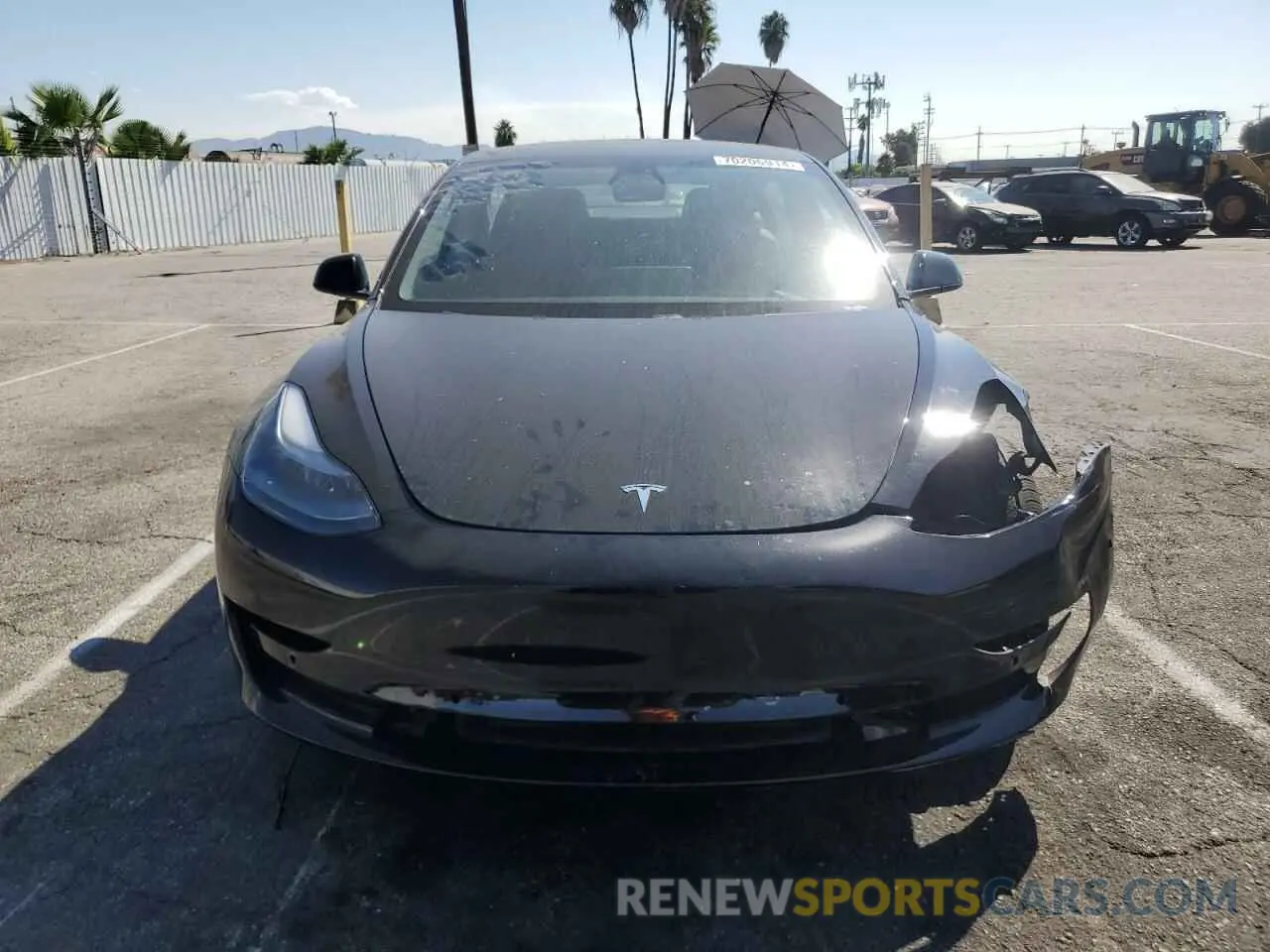 5 fotografías del automóvil dañado 5YJ3E1EA9MF065944 TESLA MODEL 3 2021
