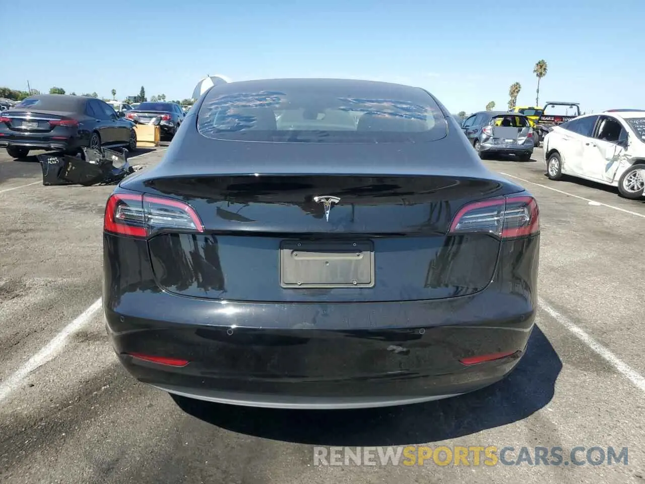 6 fotografías del automóvil dañado 5YJ3E1EA9MF065944 TESLA MODEL 3 2021
