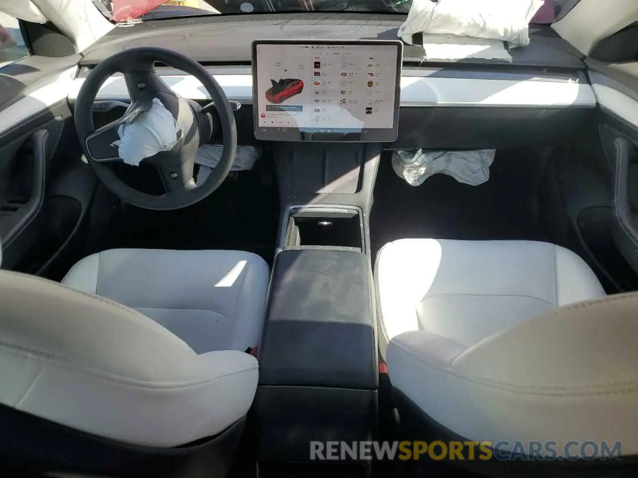 8 fotografías del automóvil dañado 5YJ3E1EA9MF070657 TESLA MODEL 3 2021