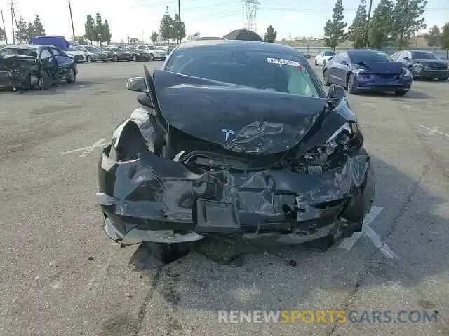 10 fotografías del automóvil dañado 5YJ3E1EA9MF074837 TESLA MODEL 3 2021