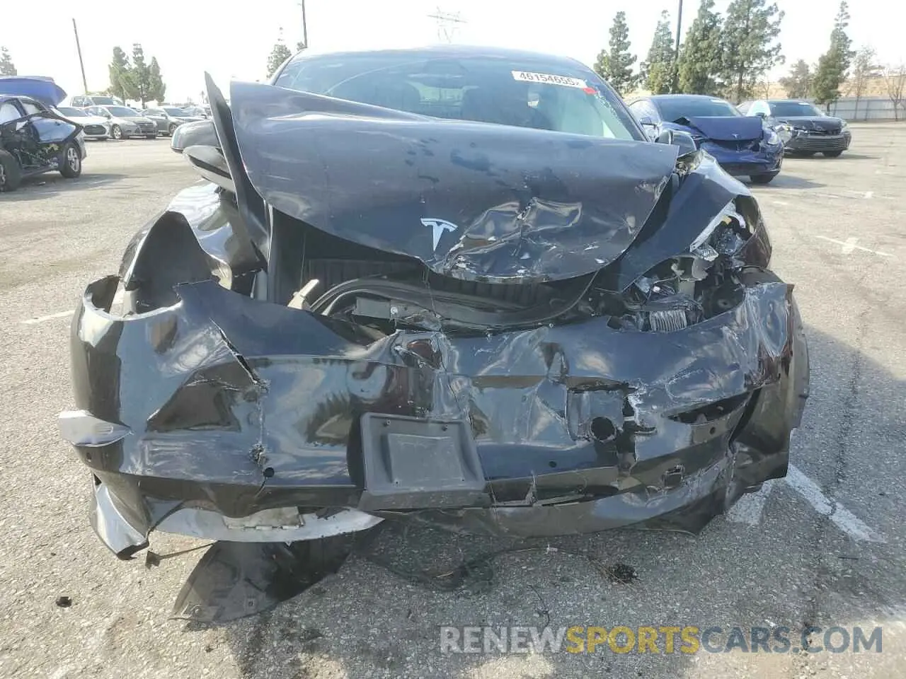 5 fotografías del automóvil dañado 5YJ3E1EA9MF074837 TESLA MODEL 3 2021