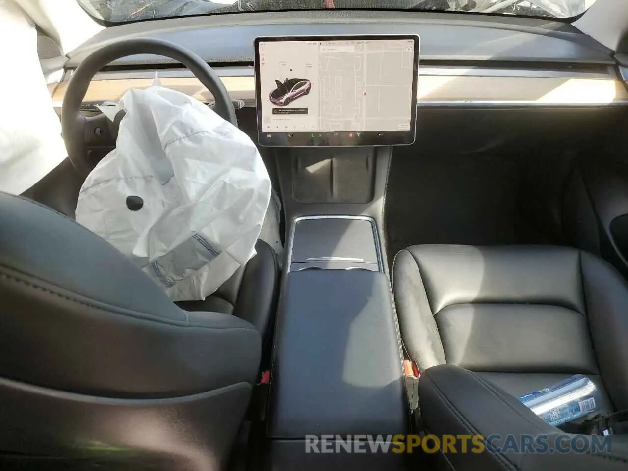 8 fotografías del automóvil dañado 5YJ3E1EA9MF074837 TESLA MODEL 3 2021