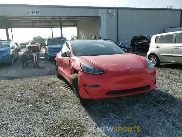 13 fotografías del automóvil dañado 5YJ3E1EA9MF085689 TESLA MODEL 3 2021