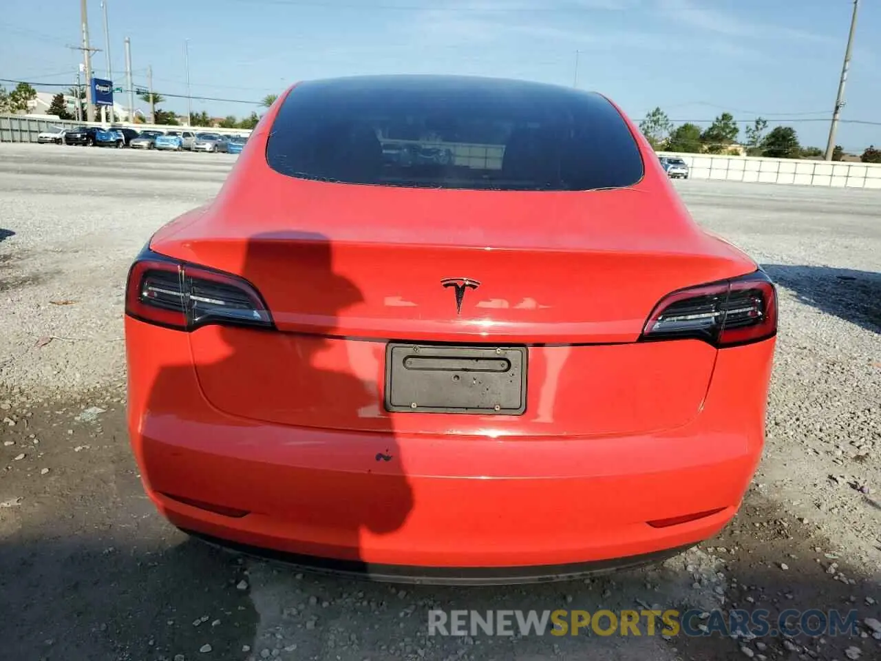 6 fotografías del automóvil dañado 5YJ3E1EA9MF085689 TESLA MODEL 3 2021