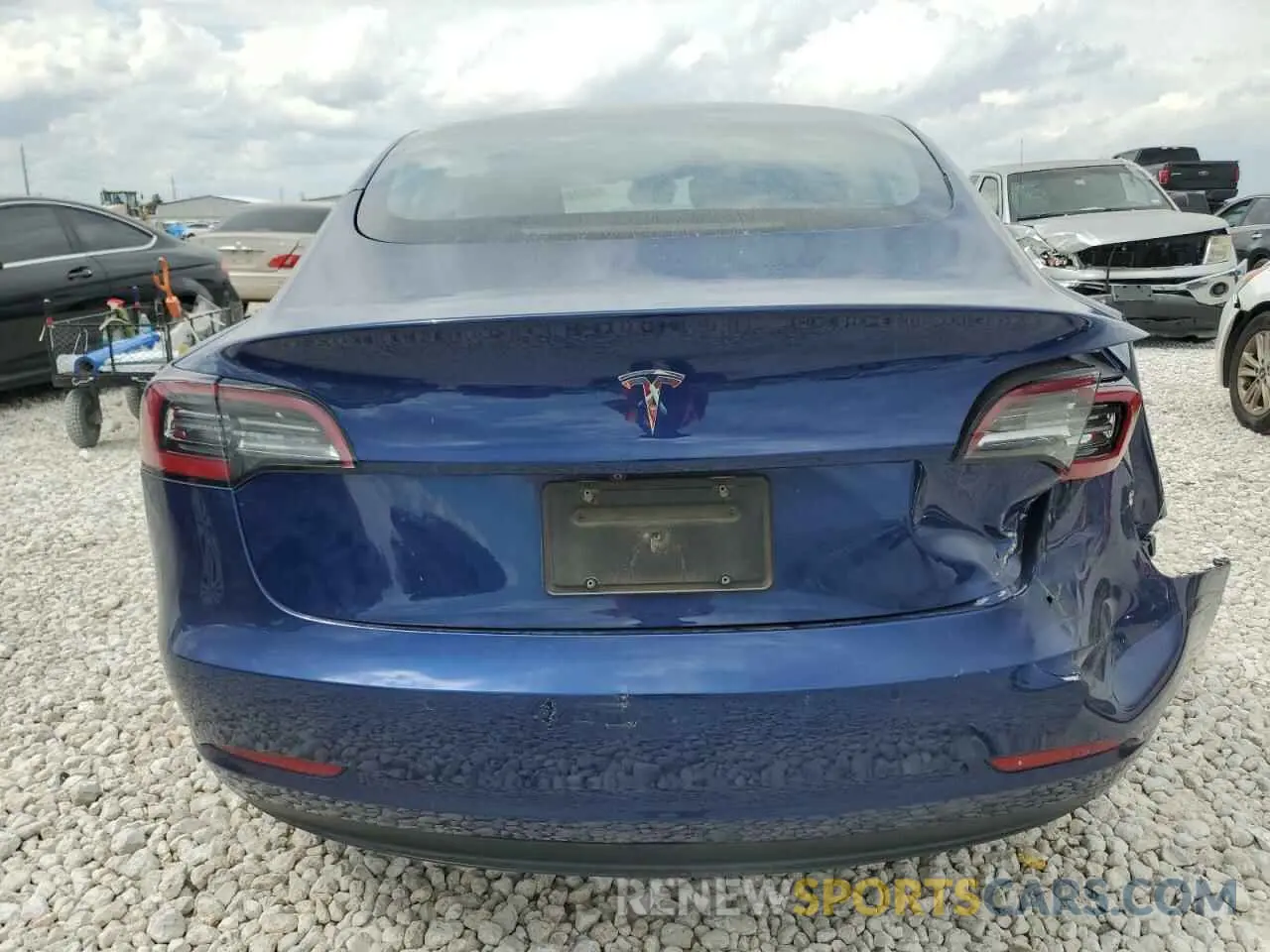 6 fotografías del automóvil dañado 5YJ3E1EA9MF092173 TESLA MODEL 3 2021