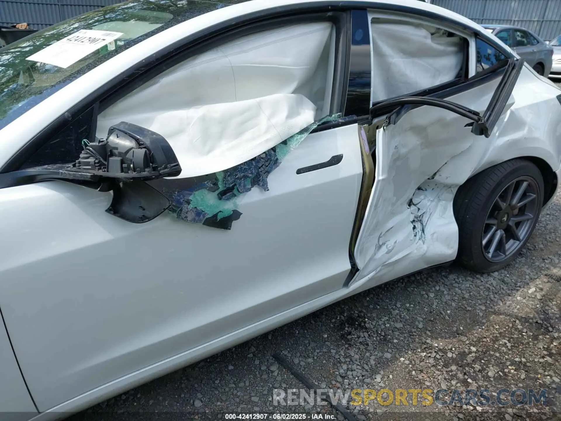 6 fotografías del automóvil dañado 5YJ3E1EA9MF092626 TESLA MODEL 3 2021