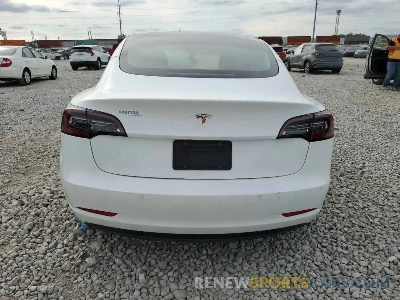 6 fotografías del automóvil dañado 5YJ3E1EA9MF096207 TESLA MODEL 3 2021