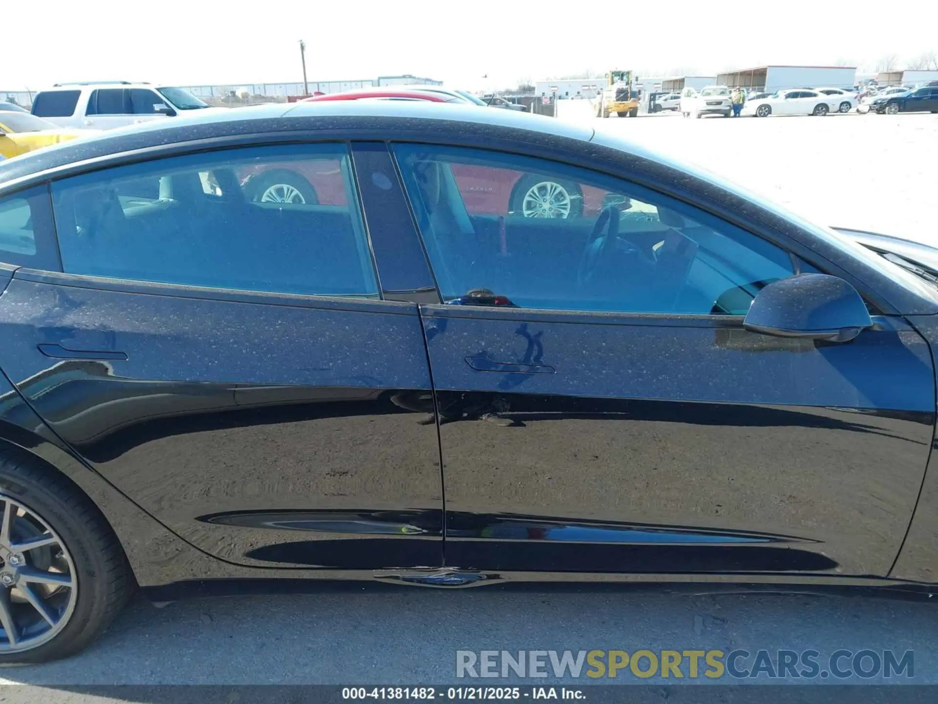 12 fotografías del automóvil dañado 5YJ3E1EA9MF854398 TESLA MODEL 3 2021