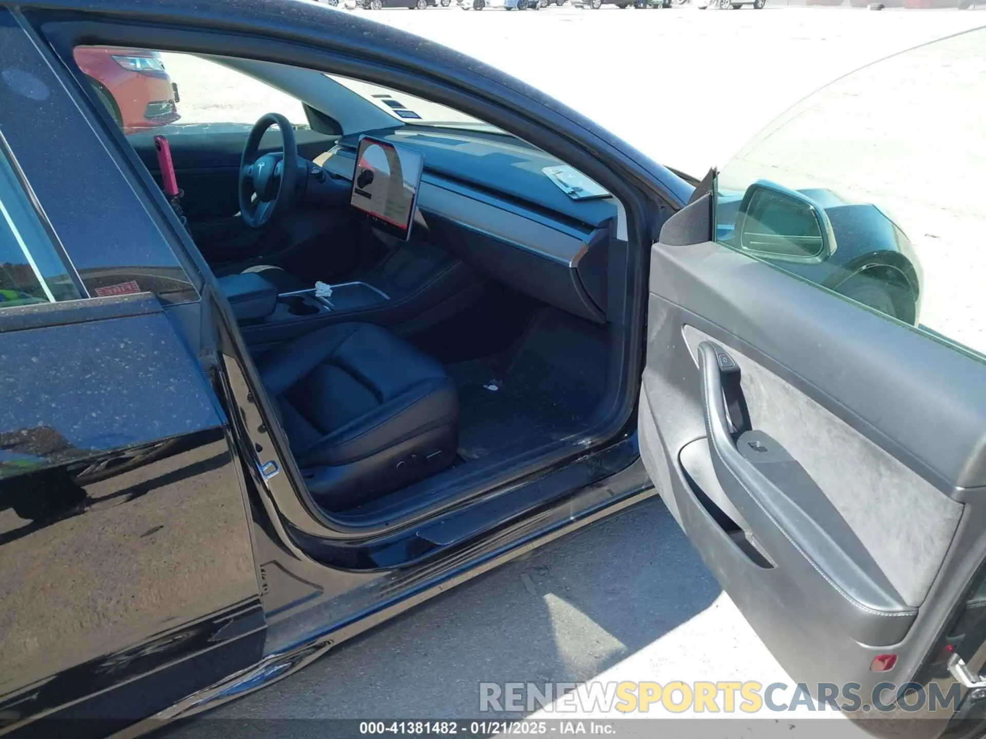 5 fotografías del automóvil dañado 5YJ3E1EA9MF854398 TESLA MODEL 3 2021