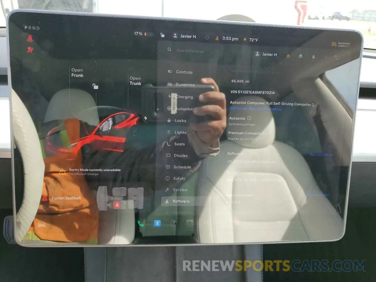 9 fotografías del automóvil dañado 5YJ3E1EA9MF870214 TESLA MODEL 3 2021