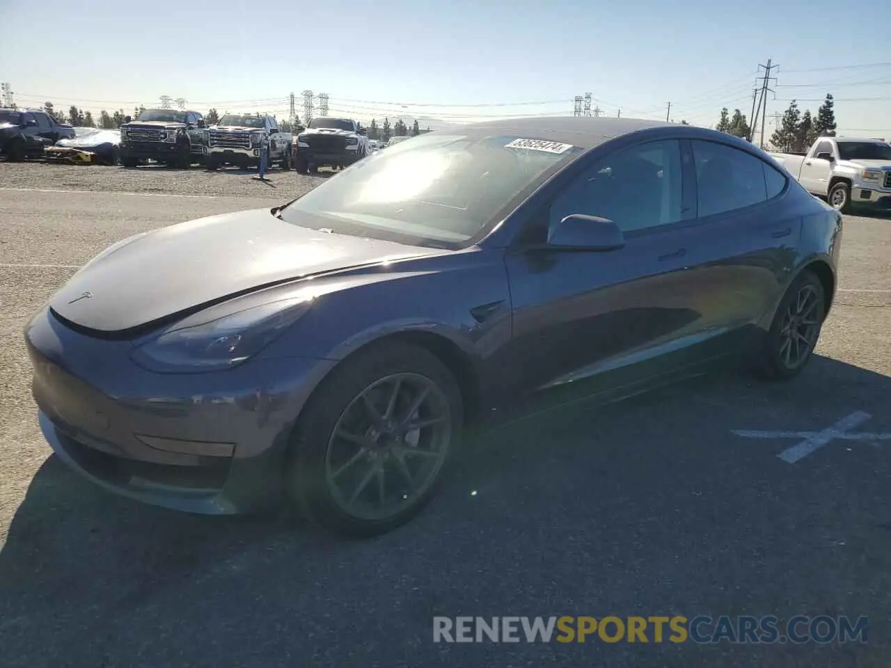 1 fotografías del automóvil dañado 5YJ3E1EA9MF872920 TESLA MODEL 3 2021