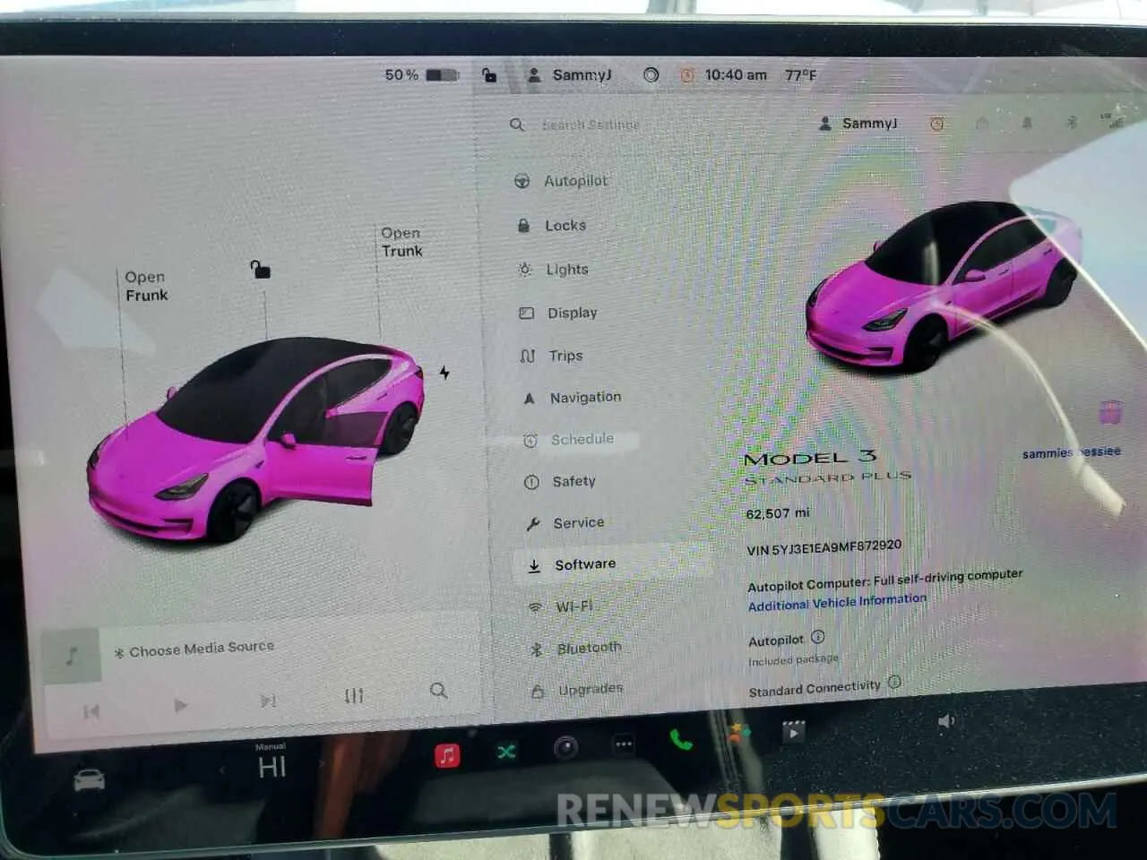 14 fotografías del automóvil dañado 5YJ3E1EA9MF872920 TESLA MODEL 3 2021