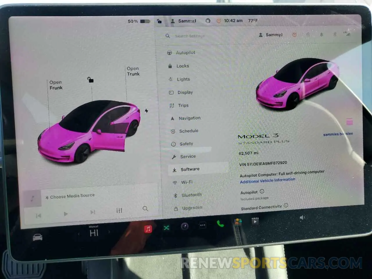 9 fotografías del automóvil dañado 5YJ3E1EA9MF872920 TESLA MODEL 3 2021