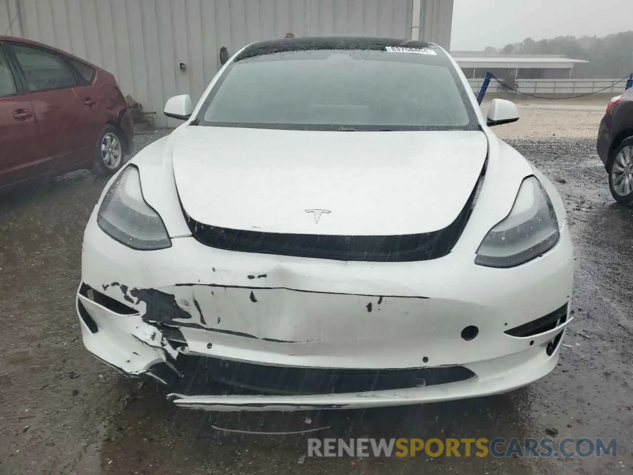 5 fotografías del automóvil dañado 5YJ3E1EA9MF907911 TESLA MODEL 3 2021