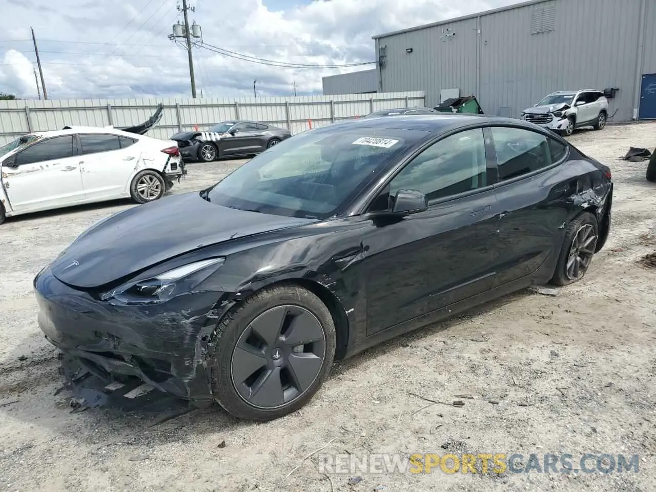 1 fotografías del automóvil dañado 5YJ3E1EA9MF911649 TESLA MODEL 3 2021