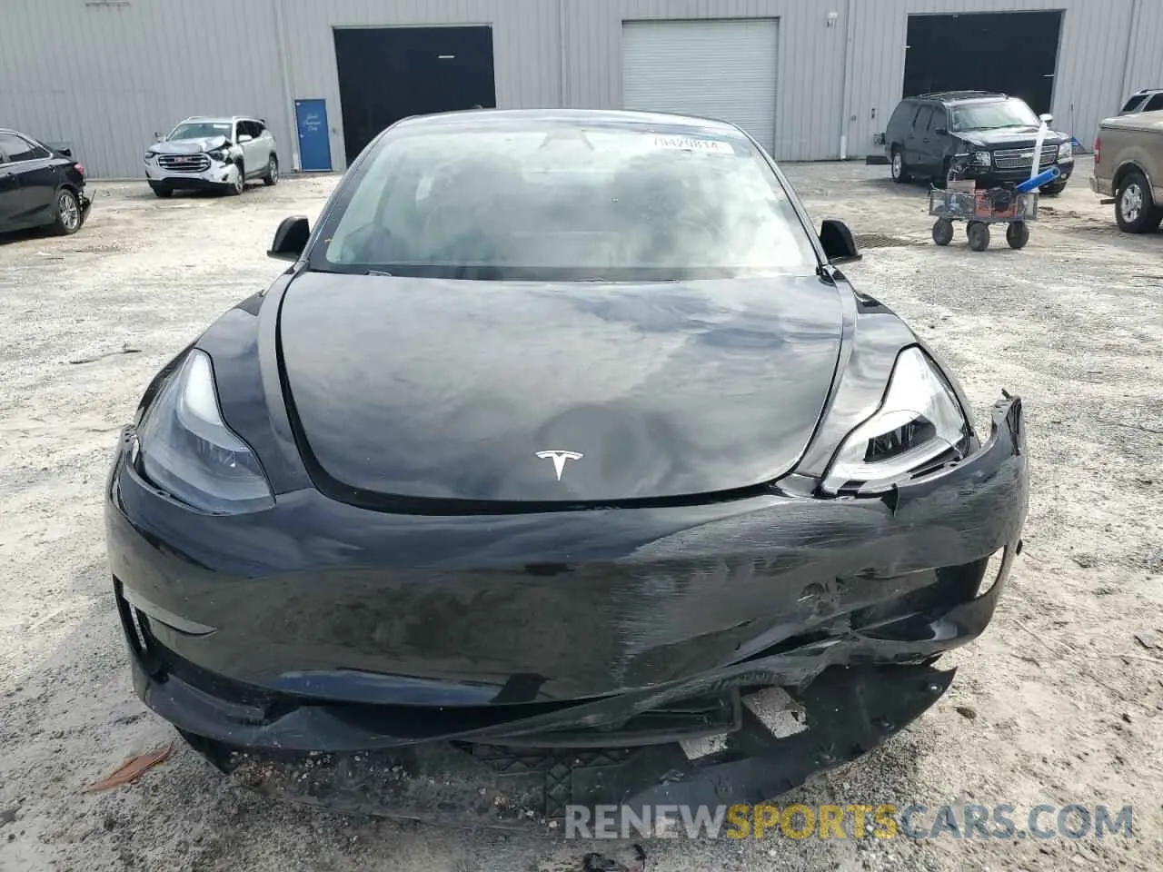 5 fotografías del automóvil dañado 5YJ3E1EA9MF911649 TESLA MODEL 3 2021