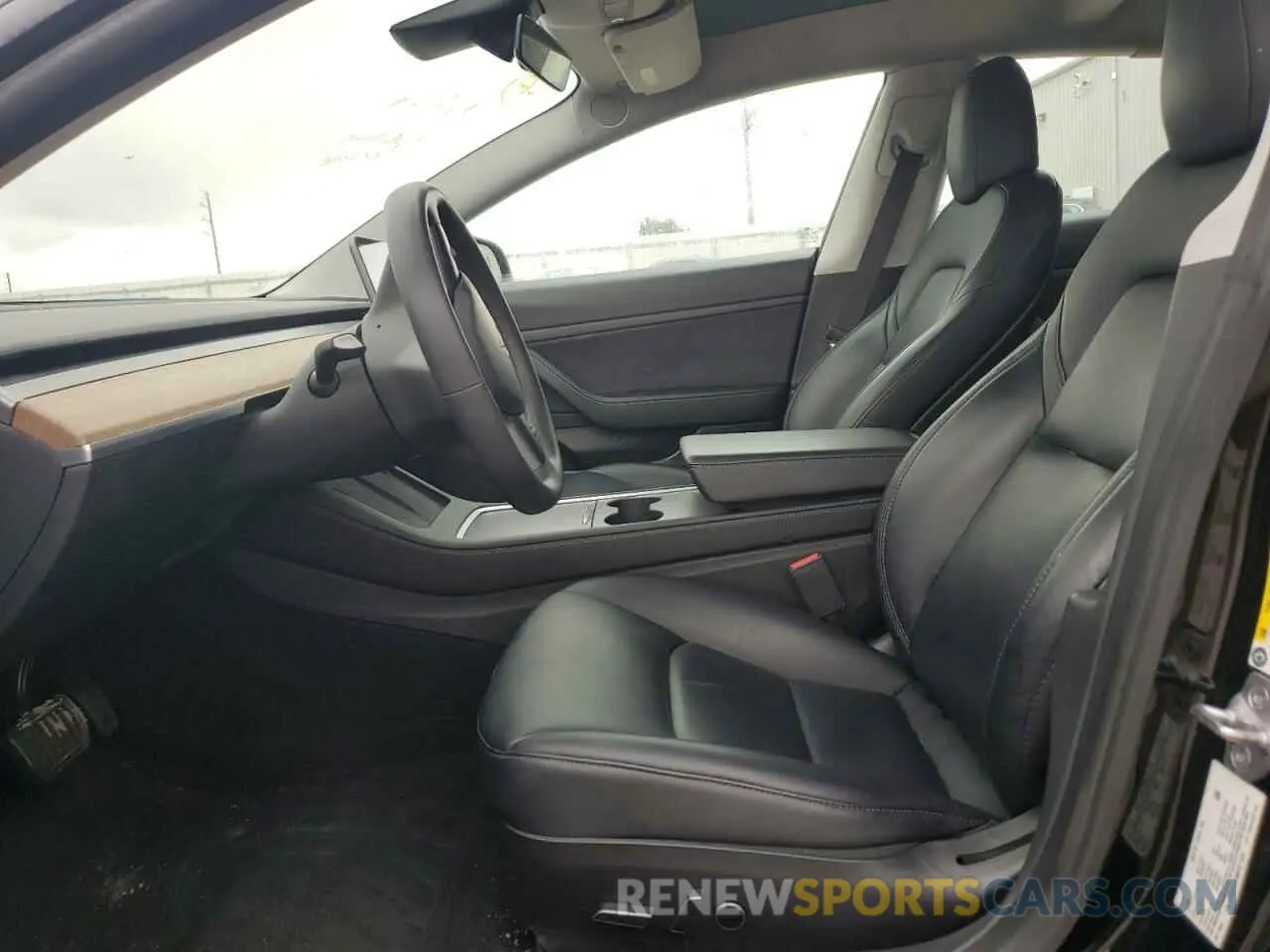 7 fotografías del automóvil dañado 5YJ3E1EA9MF911649 TESLA MODEL 3 2021