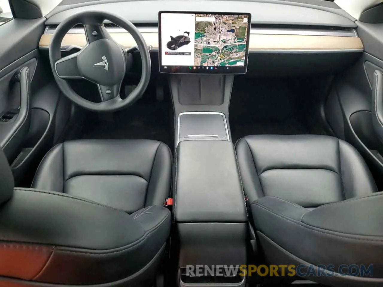8 fotografías del automóvil dañado 5YJ3E1EA9MF911649 TESLA MODEL 3 2021