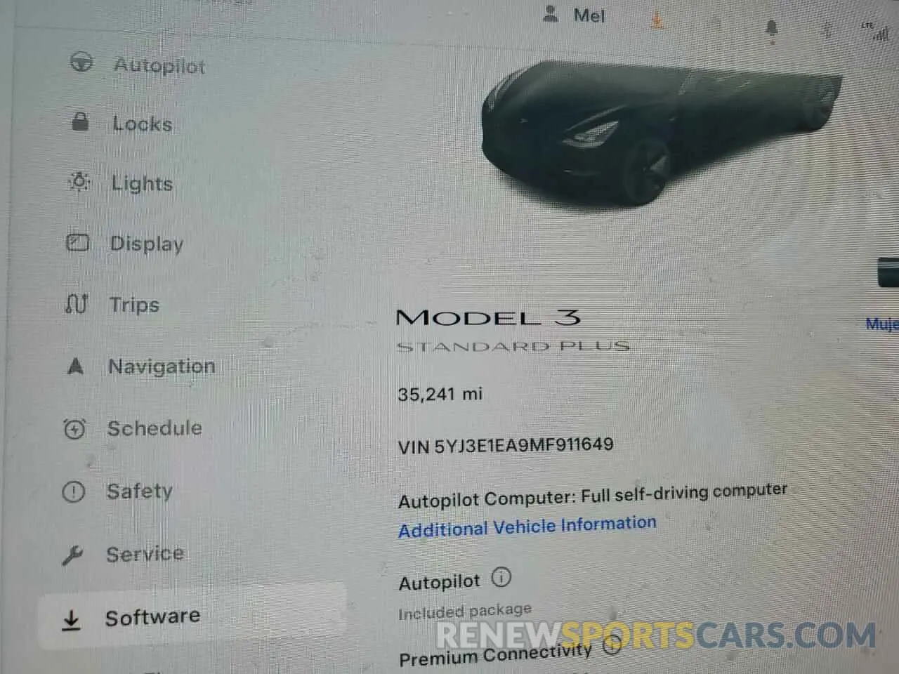 9 fotografías del automóvil dañado 5YJ3E1EA9MF911649 TESLA MODEL 3 2021