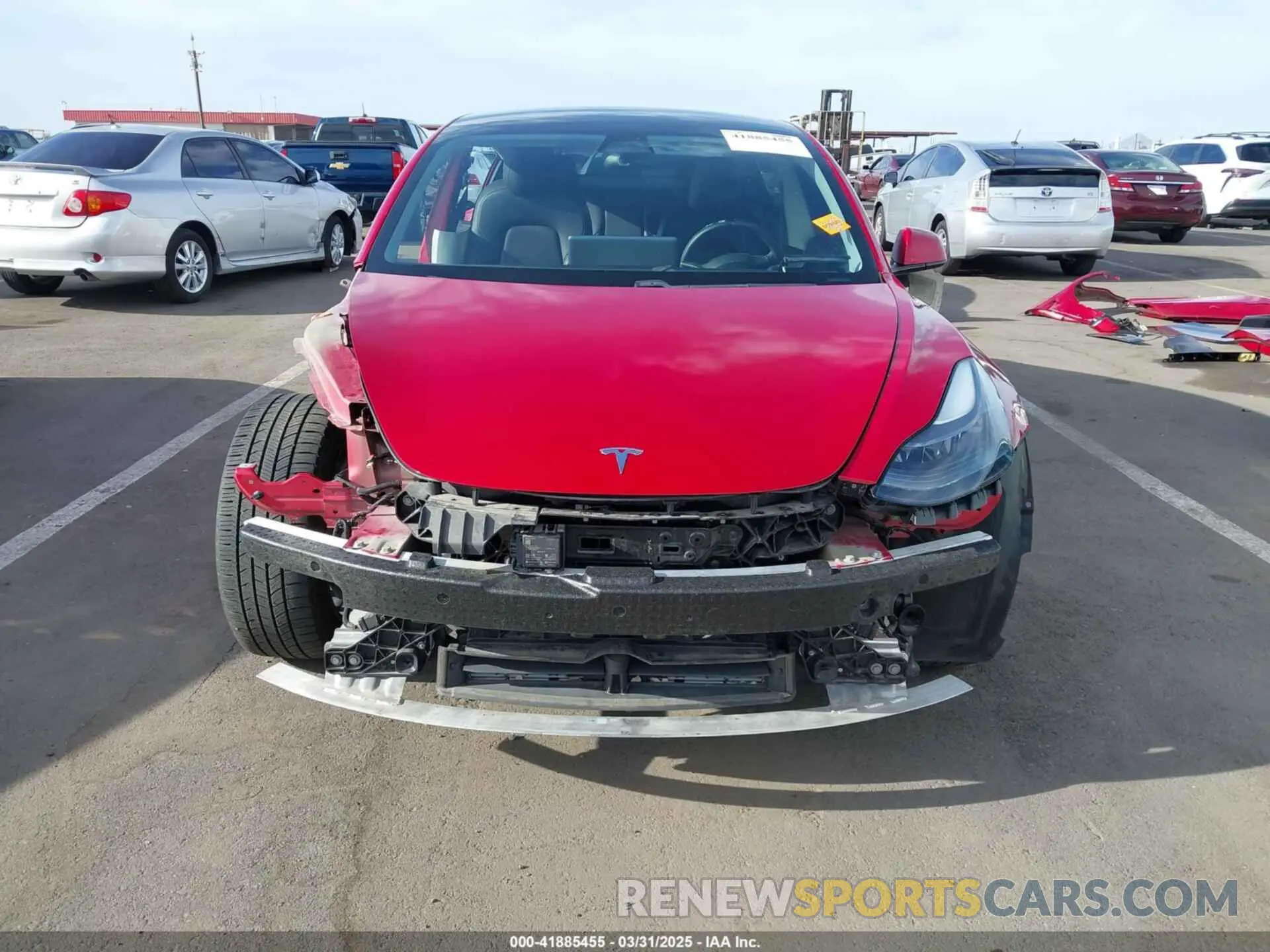 13 fotografías del automóvil dañado 5YJ3E1EA9MF921257 TESLA MODEL 3 2021