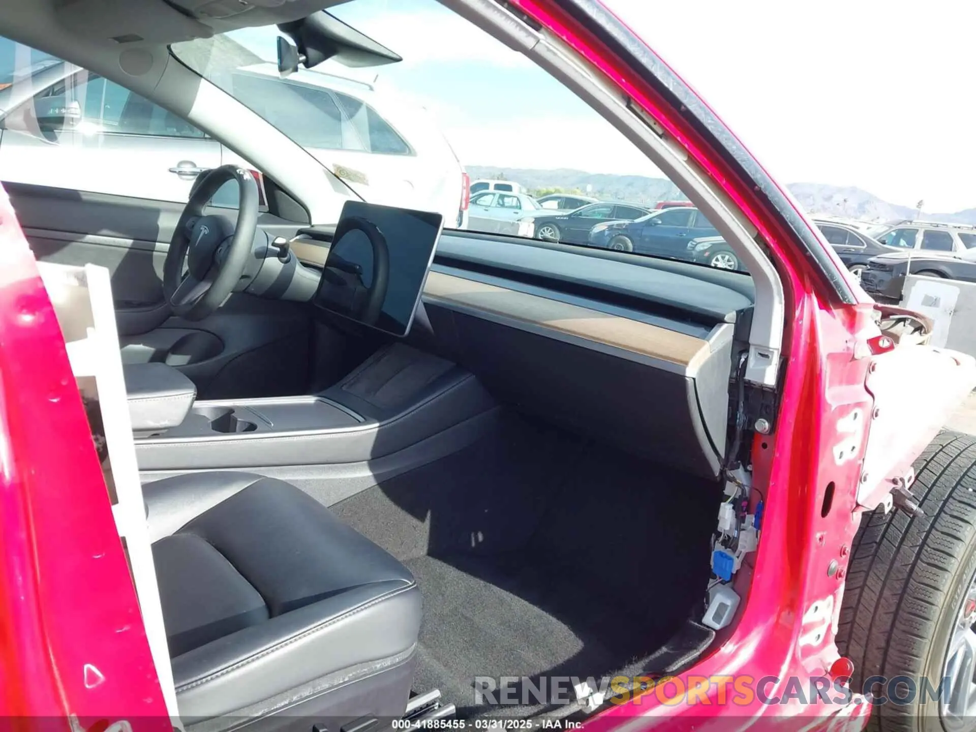 5 fotografías del automóvil dañado 5YJ3E1EA9MF921257 TESLA MODEL 3 2021
